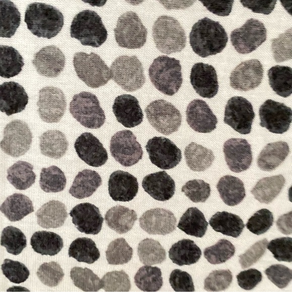 Banana Republic Dotted Cowl Neck Sleeveless Top GeoSpotted Jersey Tank Blouse XL - Picture 14 of 16